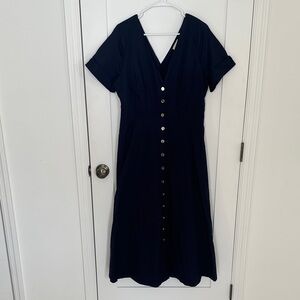 Tuckernuck Navy Kate Maxi Dress